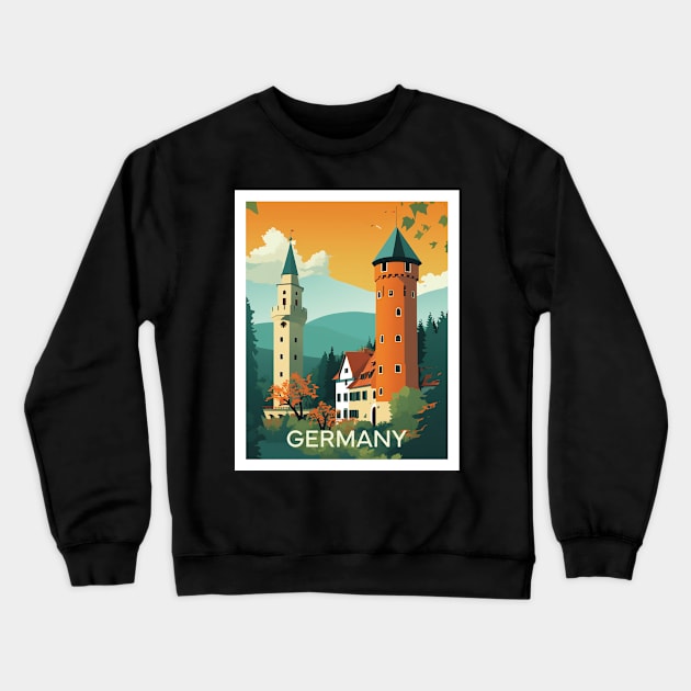 GERMANY Crewneck Sweatshirt by MarkedArtPrints